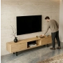 Szafka RTV-26 Drewno Lite Dąb Loft Lakier Rozmiary od 100 cm do 200 cm PREMIUM